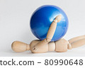Drawing doll under pressure 80990648