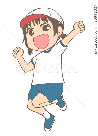 Girls to jump 80991027