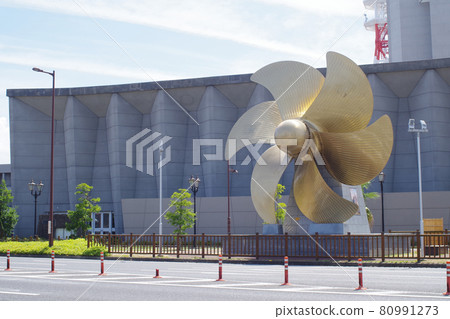 Symbol of the shipbuilding town Imabari 80991273