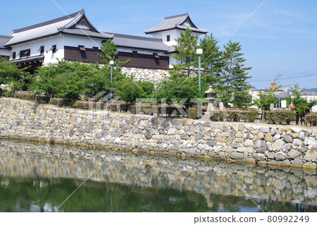 從停車場眺望今治城樓 80992249