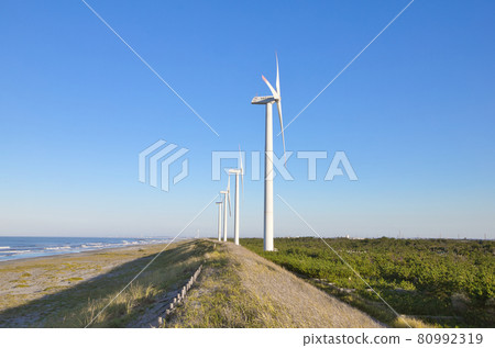 Ibaraki Prefecture Windmill for wind power generation equipment Ibaraki Prefecture Windmill for wind power generation equipment 80992319
