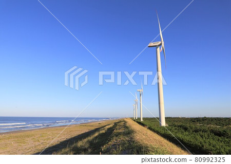 Ibaraki Prefecture Windmill for wind power generation equipment Ibaraki Prefecture Windmill for wind power generation equipment 80992325