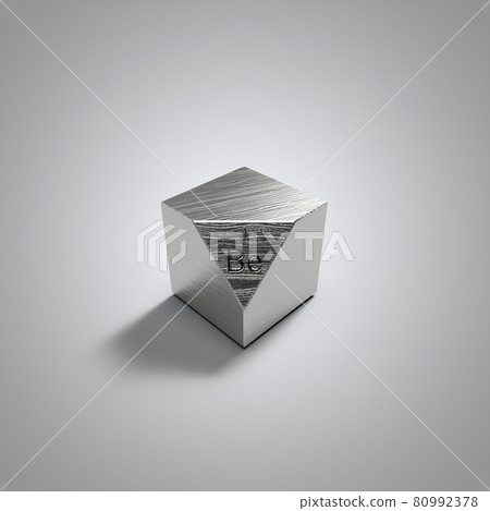 Periodic Table No. 4 Beryllium Element 80992378