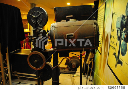 Taiwan, Jiufen, former movie theater "Shengping Theater", projector 80995366
