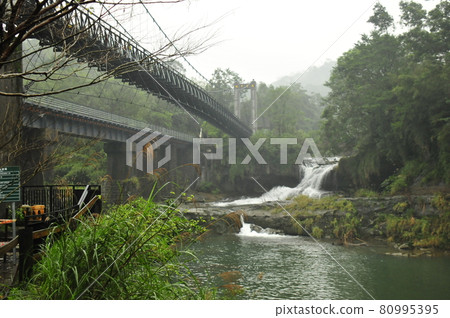 台、十分、平西線鐵路橋及基隆河懸索橋 80995395