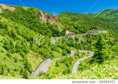 (Gunma Prefecture) Shiga Kusatsu road (Gunma Prefecture) Shiga Kusatsu road 80995972
