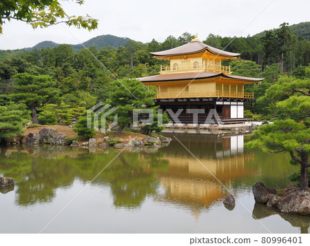 夏季更換金閣寺茅草屋頂後 夏季更換金閣寺茅草屋頂後 80996401