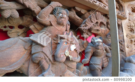 Local car Danjiri Ikunomachi sculpture 80998100