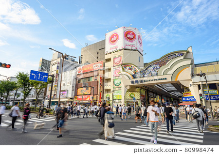 Cityscape Kawasaki Ekimae Odori People passing by shopping street Kawasaki City, Kanagawa Prefecture 80998474