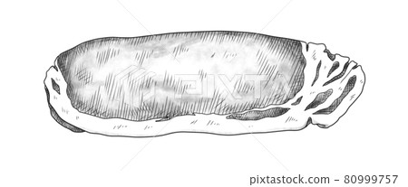 Ingredients-Meat hot pork loin ① (monochrome) Can also be used for hot pots, bento boxes, and cooking images Combination series Ingredients-Meat hot pork loin ① (monochrome) Can also be used for hot pots, bento boxes, and cooking images Combination series 80999757