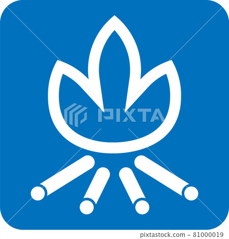Bonfire pictogram 81000019