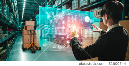 Future virtual reality technology for innovative VR warehouse management 81000344