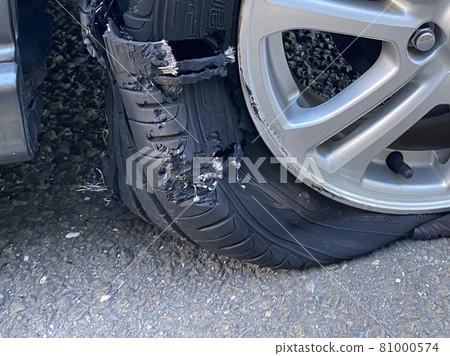 Tire burst 81000574