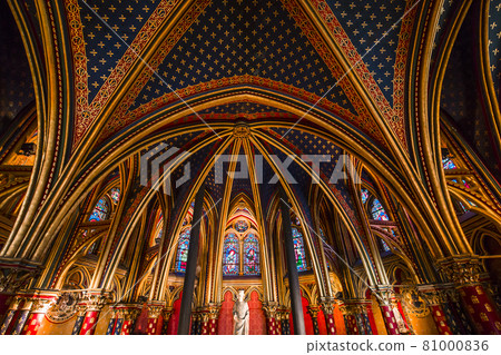 The Sainte Chapelle church, Paris, France The Sainte Chapelle church, Paris, France 81000836