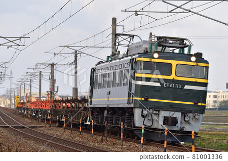 Hokuriku Main Line Kaga Kasama-Mikawa JR West EF81-113 (Tsuruga) Ronchiki Hokuriku Main Line Kaga Kasama-Mikawa JR West EF81-113 (Tsuruga) Ronchiki 81001336