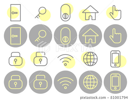 智能鎖圖標 81001794