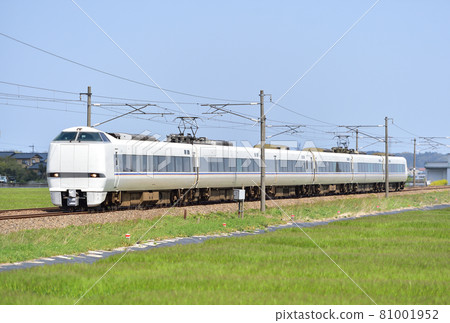 Hokuriku Main Line Awara Onsen-Maruoka JR West 681 Series 0 Series W02 Organization (Kanazawa) Shirasagi 81001952