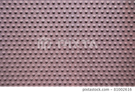 Metal steel texture with Polka dots pattern background Metal steel texture with Polka dots pattern background 81002616