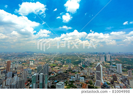 A bird's-eye view of Kuala Lumpur, the capital of Malaysia A bird's-eye view of Kuala Lumpur, the capital of Malaysia 81004998
