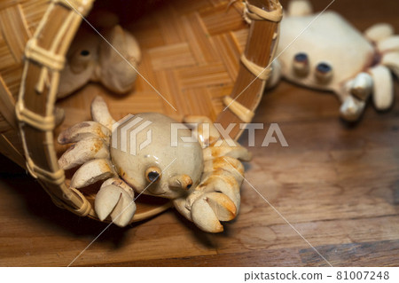 Crafts, crabs, baskets, art, カニ, バスケット, Art, crabs, baskets, 81007248