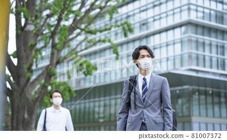 口罩通勤場景 口罩通勤場景 81007372
