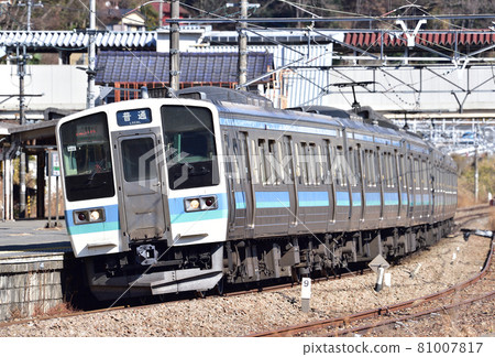 中央本線上野原JR東211系列N606編隊（長野） 81007817