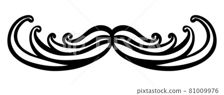 Hand drawn vector mustache. Funny mustache. Collection of cartoon barber silhouette hairstyle . Various types of whiskers.Isolated. Vector illustration. Hand drawn vector mustache. Funny mustache. Collection of cartoon barber silhouette hairstyle . Various types of whiskers.Isolated. Vector illustration. 81009976