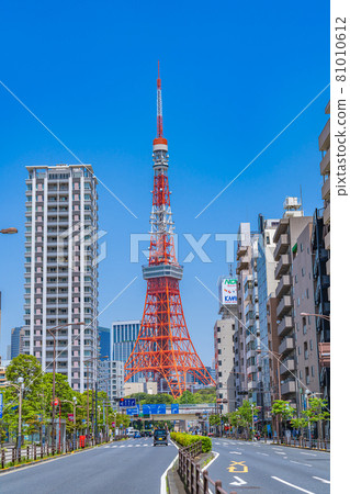 赤羽橋周邊的東京風景 赤羽橋周邊的東京風景 81010612