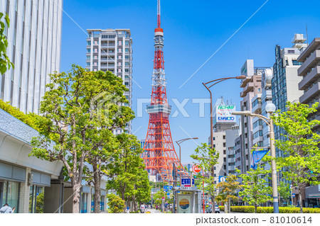 Cityscape of Tokyo Scenery around Akabanebashi Cityscape of Tokyo Scenery around Akabanebashi 81010614