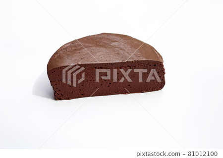 Chicken blood tofu on white background Chicken blood tofu on white background 81012100