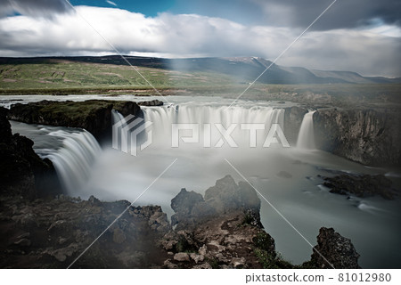 Godafoss waterfall in Iceland Godafoss waterfall in Iceland 81012980