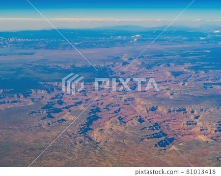 Aerial view of the nature landscape around Coconino County 81013418