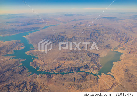 Aerial view of the Lake Mead National Recreation Area Aerial view of the Lake Mead National Recreation Area 81013473