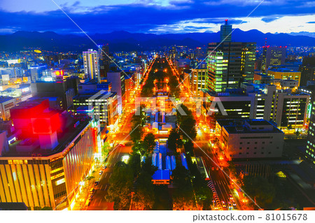 View of Sapporo Odori Park Sightseeing in Hokkaido 81015678