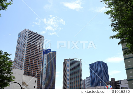 Cityscape around Musashi-Kosugi Station Fresh green 81016280
