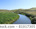 Raised bog river in the northernmost wilderness 81017305
