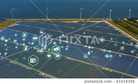 可再生能源和環境形象 可持續發展的社會 可再生能源和環境形象 可持續發展的社會 81019388