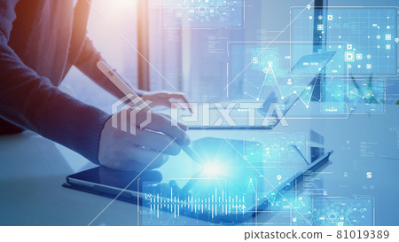 Digital transformation DX Digital transformation DX 81019389
