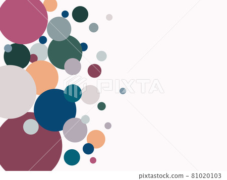 秋季配色方案,圓形抽象背景材料,水平 秋季配色方案,圓形抽象背景材料,水平 81020103