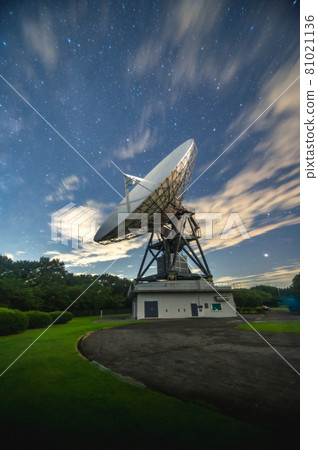 Starry sky in Sakura Space Park, Takahagi City, Ibaraki Prefecture 81021136