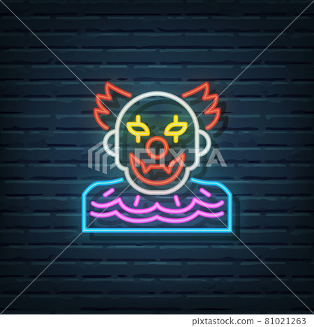Halloween Clown Neon Sign Halloween Clown Neon Sign 81021263