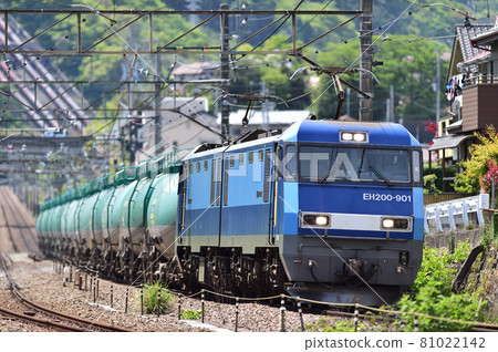 中央本線鹽津上野原JR貨運EH200-901（高崎） 81022142