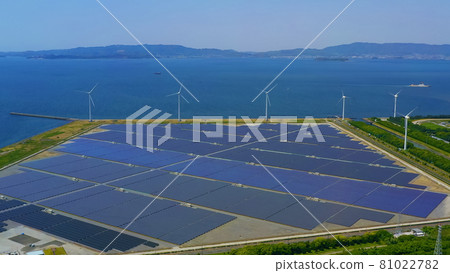 可再生能源 太陽能發電 風力發電 可再生能源 太陽能發電 風力發電 81022782