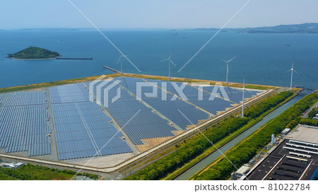 可再生能源 太陽能發電 風力發電 可再生能源 太陽能發電 風力發電 81022784