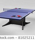 3D_Table網球桌＆球拍＆球 81025211