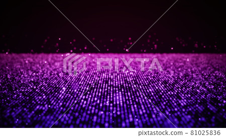 Pink and purple particles 81025836