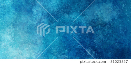 藍色和淺藍色水彩筆標記，背景材料，紋理 81025837