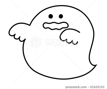 A simple illustration of a cute ghost. For Halloween etc. A simple illustration of a cute ghost. For Halloween etc. 81026143