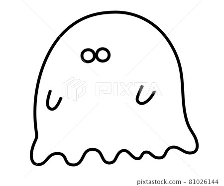A simple illustration of a cute ghost. For Halloween etc. 81026144