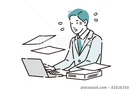 加班的商務人士 81026350